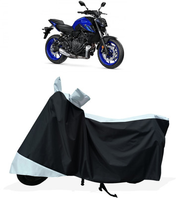 Tricway Two Wheeler Cover for Yamaha(MT 07, White)
