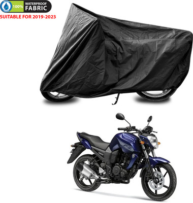 PAGORA Waterproof Two Wheeler Cover for Yamaha(FZ-FI BS6, Black)