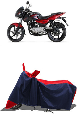SUGASHRI Waterproof Two Wheeler Cover for Bajaj(Pulsar 180 DTS-i, Red, Blue)