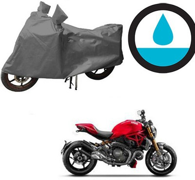 DeepShakshi AUTOMOTIVE Waterproof Two Wheeler Cover for Ducati(Monster 795, Grey)