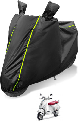 MOCKHE Waterproof Two Wheeler Cover for Vespa(Vespa SXL 125, Black)