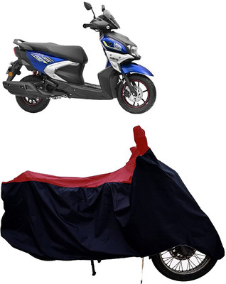 KEDIT Two Wheeler Cover for Yamaha(RayZR 125 Fi, Red, Black)