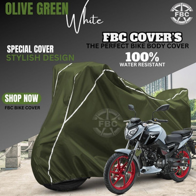 AutoGalaxy Waterproof Two Wheeler Cover for TVS(Raider, White)
