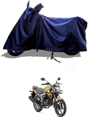 KEDIT Two Wheeler Cover for Honda(CB Trigger, Blue)