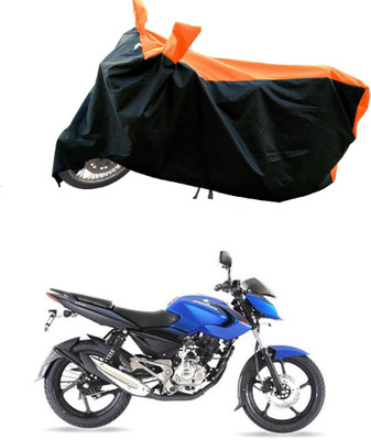 DeepShakshi AUTOMOTIVE Waterproof Two Wheeler Cover for Bajaj(Pulsar 135, Orange)