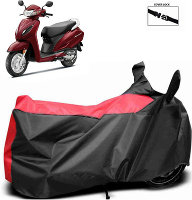 ma collections Waterproof Two Wheeler Cover for Honda(Activa, Red, Black)
