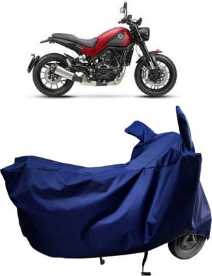 Amexride Two Wheeler Cover for Benelli(Leoncino, Blue)