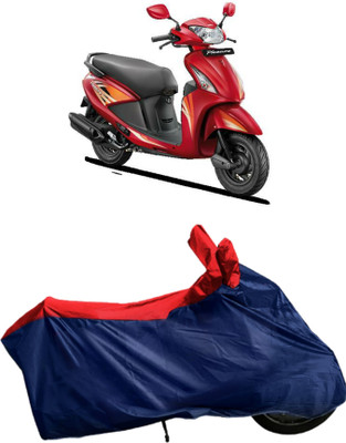Autofly Waterproof Two Wheeler Cover for Hero(Pleasure, Blue, Red)