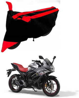 DeepShakshi AUTOMOTIVE Waterproof Two Wheeler Cover for Suzuki(Gixxer Special Edition, Red, Black)