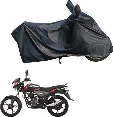Motodreka Waterproof Two Wheeler Cover for Bajaj(Discover 135, Black)