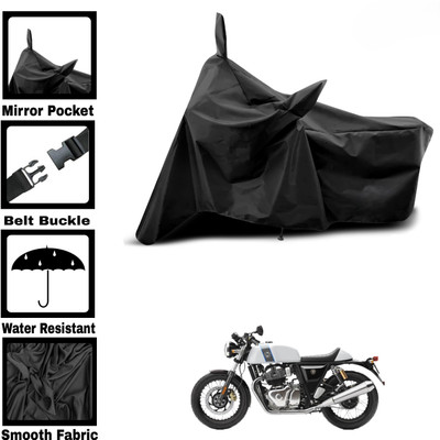 DeepShakshi AUTOMOTIVE Two Wheeler Cover for Royal Enfield(Twin, Black)