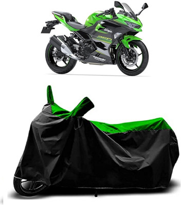 VESMEI Two Wheeler Cover for Kawasaki(Ninja 300, Green)