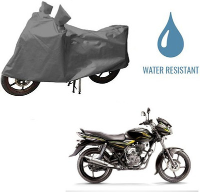 DeepShakshi AUTOMOTIVE Waterproof Two Wheeler Cover for Bajaj(Discover 100 DTS-i, Grey)
