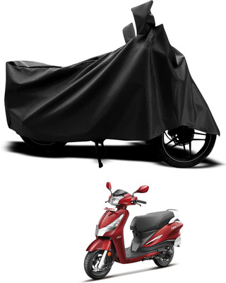 CODOKI Waterproof Two Wheeler Cover for Hero(Duet 125CC, Black)