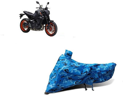 Anlopeproducts Waterproof Two Wheeler Cover for Yamaha(MT 07 BS6, Blue)