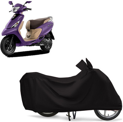 EGAL Two Wheeler Cover for TVS(Scooty Zest 110, Black)