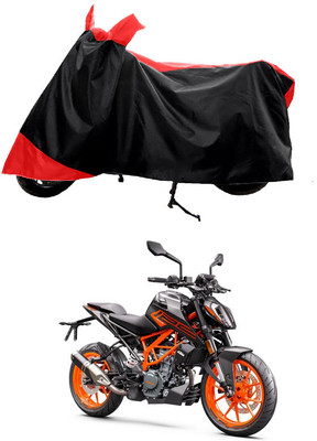 GROFATIK Two Wheeler Cover for KTM(125 Duke, Red)