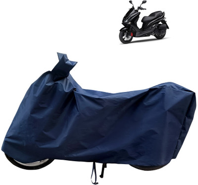 Horseyaart Waterproof Two Wheeler Cover for Yamaha(Majesty S 155 maxi BS6, Blue)