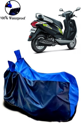 APNEK Waterproof Two Wheeler Cover for Suzuki(Swish, Blue)