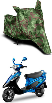 Furious3D Two Wheeler Cover for TVS(Pep+, Multicolor)