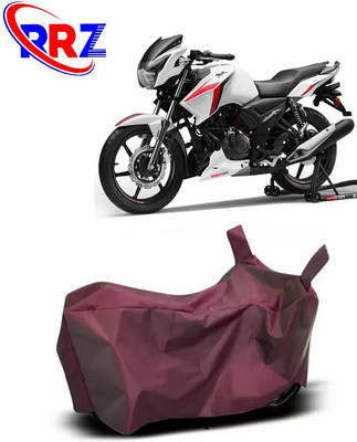 RRZ Waterproof Two Wheeler Cover for TVS(Apache RTR 160, Maroon)