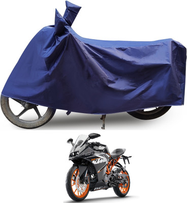 Euro Care Waterproof Two Wheeler Cover for KTM(RC 390, Blue)