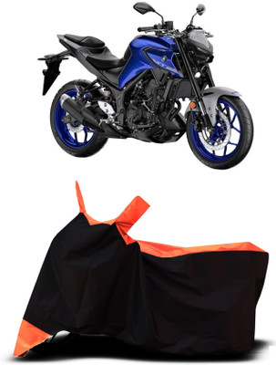 VESMEI Two Wheeler Cover for Yamaha(MT 03 BS6, Orange)