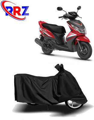 RRZ Waterproof Two Wheeler Cover for Yamaha(Ray Z, Black)