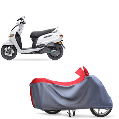 EGAL Waterproof Two Wheeler Cover for TVS(BS6, Red)