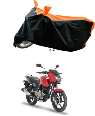 DeepShakshi AUTOMOTIVE Waterproof Two Wheeler Cover for Bajaj(Pulsar 150 DTS-i, Orange)