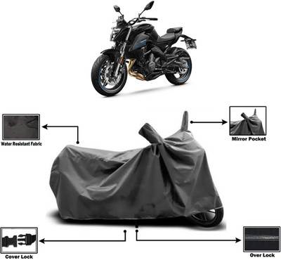 Amexride Two Wheeler Cover for CFMoto(650 NK, Grey)