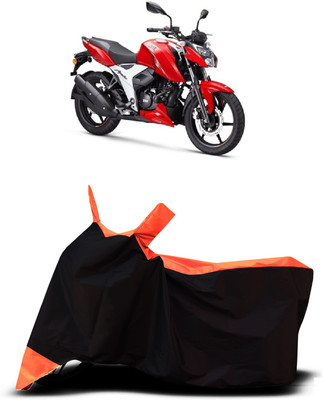 VESMEI Two Wheeler Cover for TVS(Apache RTR 165 RP, Orange)