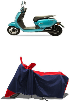 SUGASHRI Waterproof Two Wheeler Cover for Okinawa(Lite, Red, Blue)