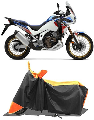 GROFATIK Two Wheeler Cover for Honda(CRF1000L Africa Twin BS6, Orange)