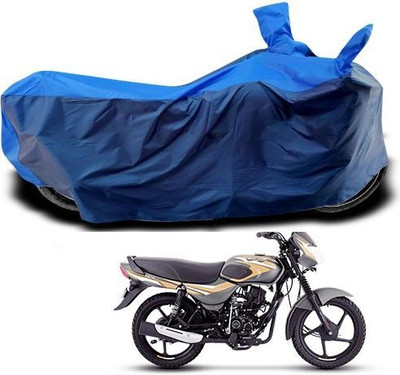 DeepShakshi AUTOMOTIVE Waterproof Two Wheeler Cover for Bajaj(CT100, Blue)