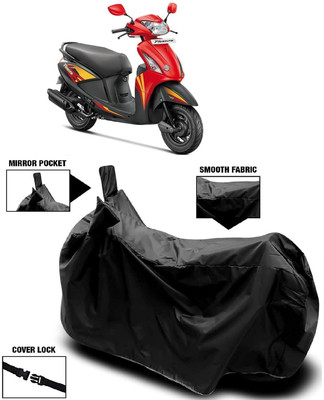 MMSSTAR Waterproof Two Wheeler Cover for Hero(Pleasure, Black)