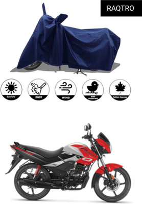 WMIZEXA Waterproof Two Wheeler Cover for Hero(Passion Pro, Blue)