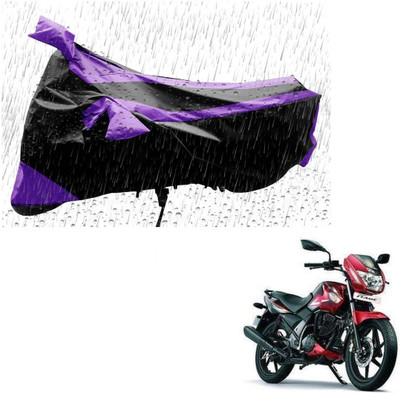 MISSION COLLECTION Waterproof Two Wheeler Cover for TVS(Flame SR125, Purple)