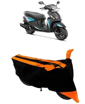 MELVIZ WORLD Two Wheeler Cover for Hero(Pleasure, Orange)