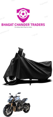 bhagat chander traders Waterproof Two Wheeler Cover for Benelli(TNT 600 GT, Black)