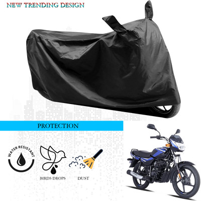 ANTHUB Waterproof Two Wheeler Cover for Bajaj(CT100, Black)