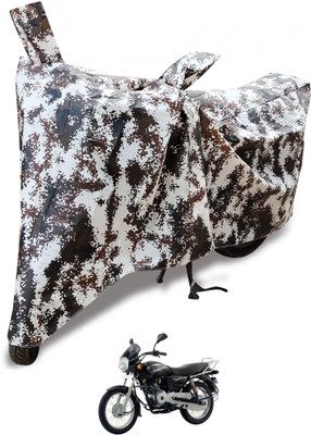 MOCKHE Waterproof Two Wheeler Cover for Bajaj(Boxer, Multicolor)