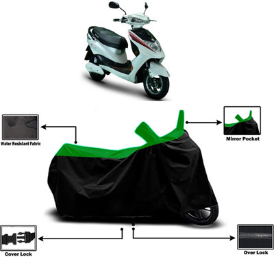 Amexride Two Wheeler Cover for Okinawa(Ridge, Green)