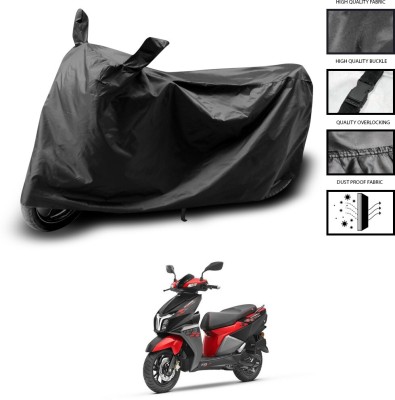 DeepShakshi AUTOMOTIVE Two Wheeler Cover for TVS(NTORQ, Black)