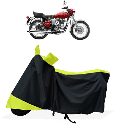 Tricway Two Wheeler Cover for Royal Enfield(Electra 4S, Yellow)
