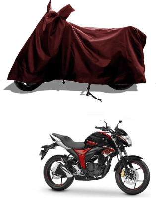 KEDIT Two Wheeler Cover for Suzuki(Gixxer, Maroon)