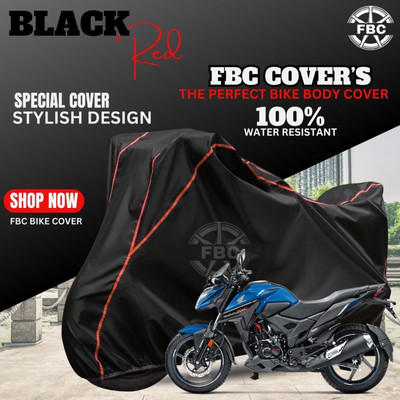 OliverX Waterproof Two Wheeler Cover for Honda(Xblade, Black, Red)