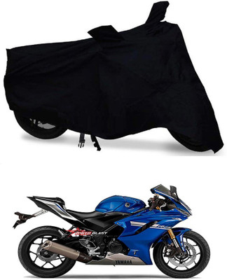 DeepShakshi AUTOMOTIVE Waterproof Two Wheeler Cover for Yamaha(YZF R25, Black)