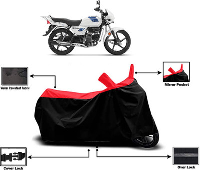 KEDIT Two Wheeler Cover for Hero(Splendor Plus, Red)