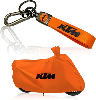 BRXR Waterproof Two Wheeler Cover for KTM(RC 200, Orange)